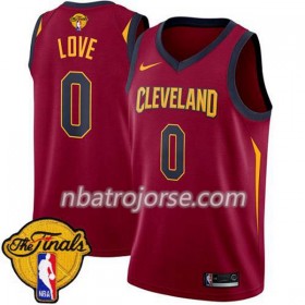Män Cleveland Cavaliers Tröja Kevin Love 0 2018 NBA Finals Nike Röd Swingman